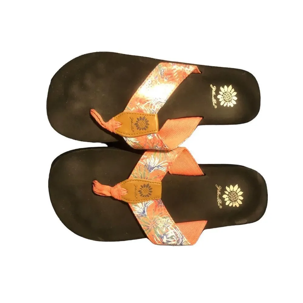 Yellow Box Flip Flops  - Picture 3 of 7